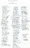 A list of handwritten names on a lined sheet of paper filling the page