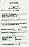 A typed document on white paper with black writing 