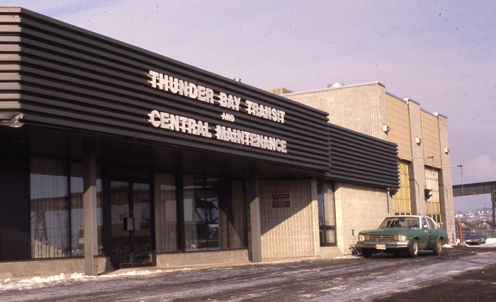 Thunder Bay Transit and Central Maintenance building on Fort William Road.