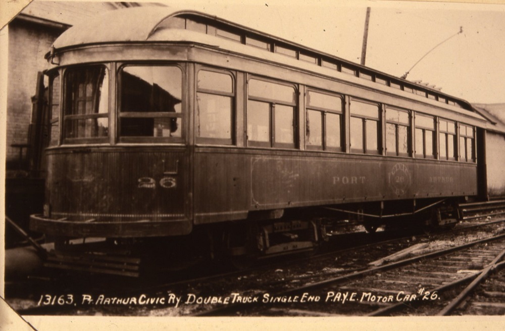 a Port Arthur streetcar,