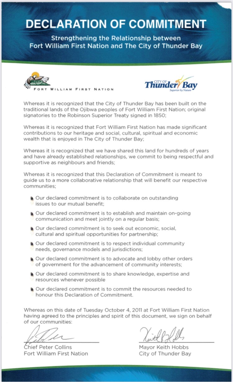 FWFN Declaration of Commitment document