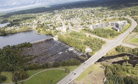Ariel view of City neighbourhoods
