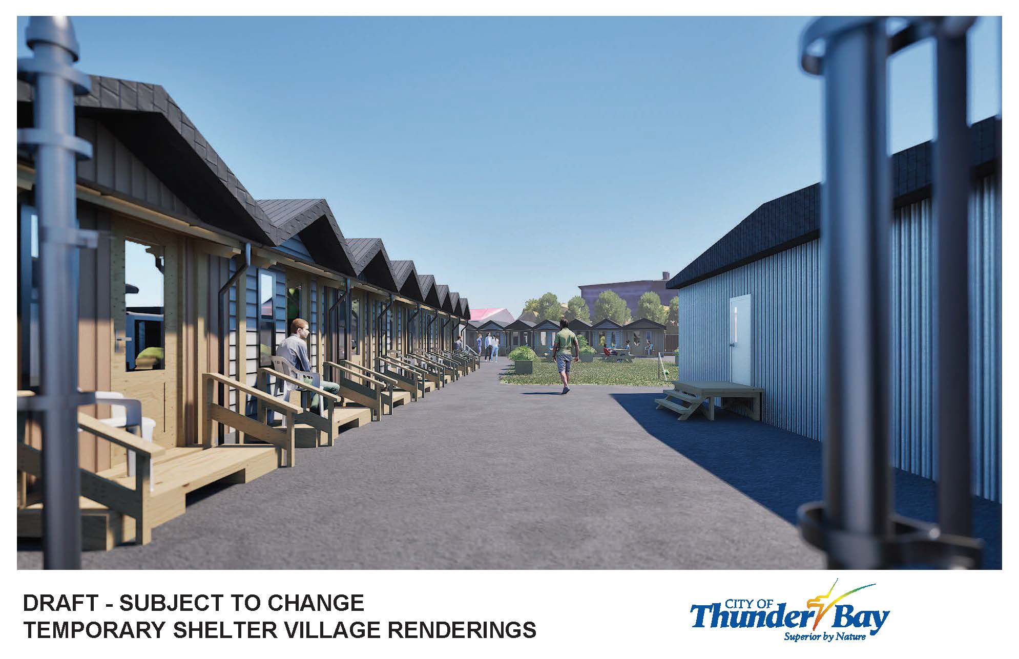 Artist Rendering of Temporary Shelter Village2