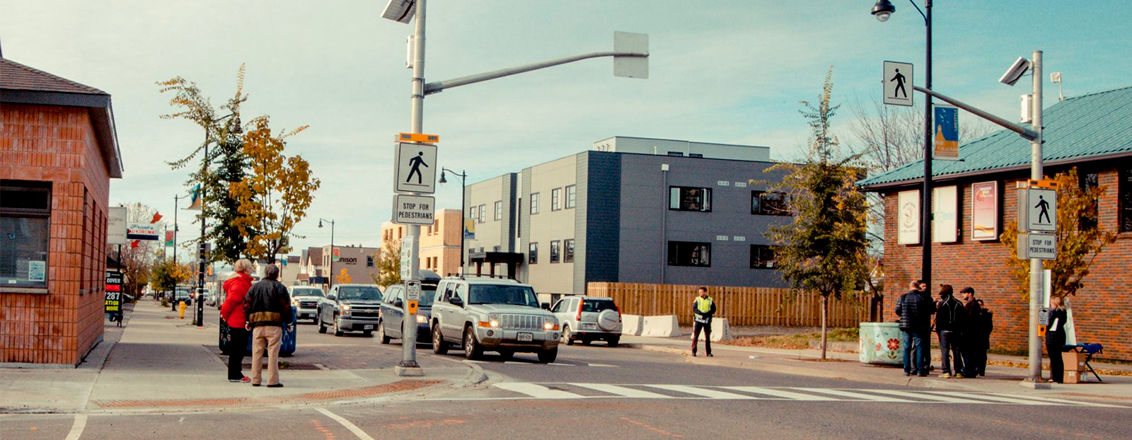 crosswalk at an intersection