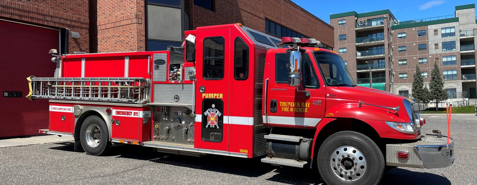 A pumper truck