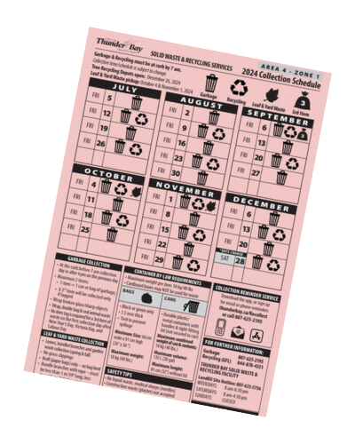 garbage calendar