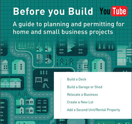 Image with text: Before you Build, and YouTube logo