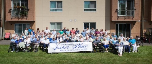 Jasper Place Tenants outside