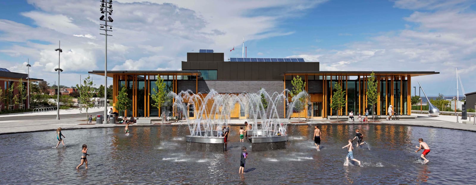 The splash pad at Prince Arthur's Landing