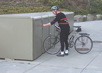 a long term bike parking spot