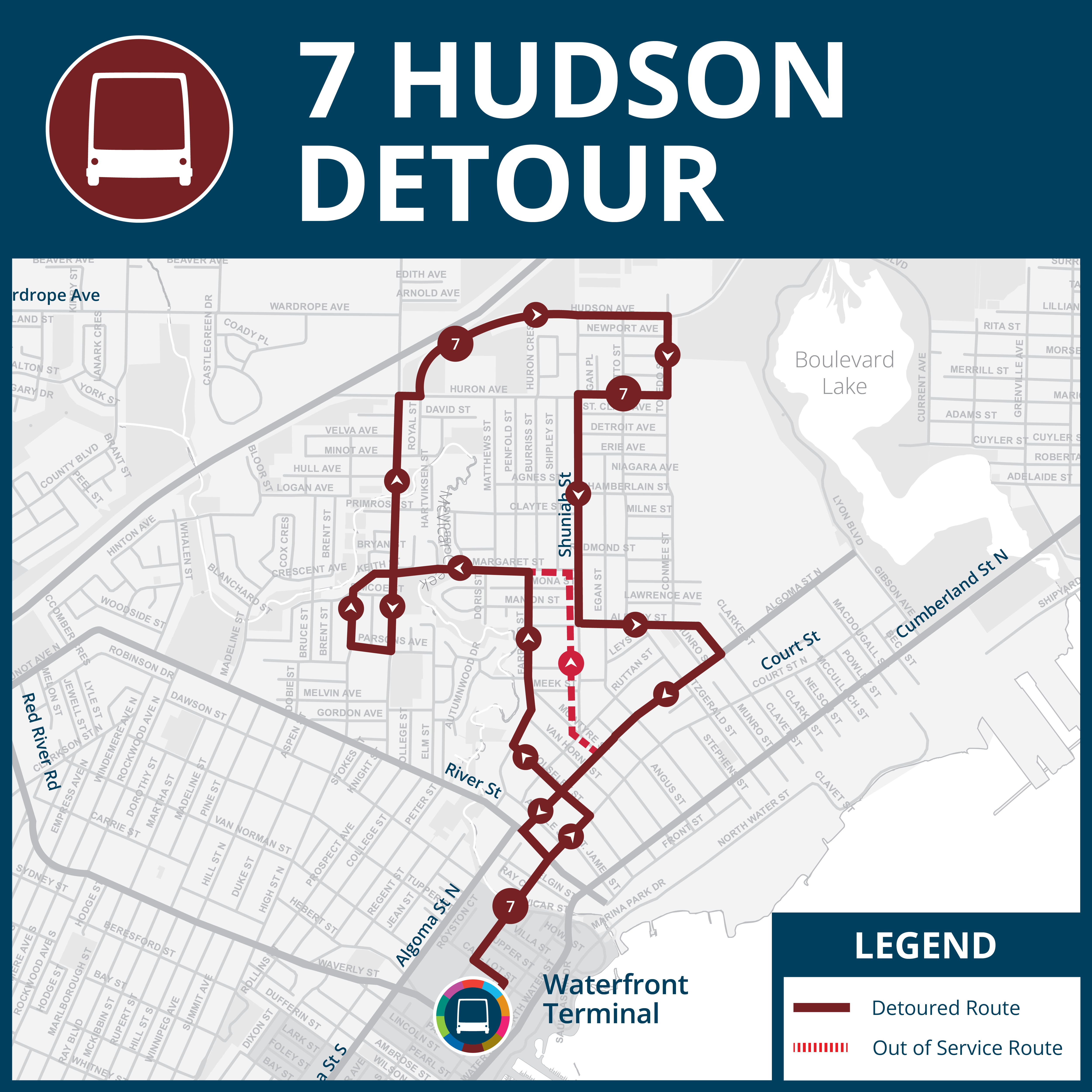 7 Hudson Detour an image showing the 7 Hudson Detour