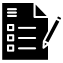 Icon showing image of plan on paper