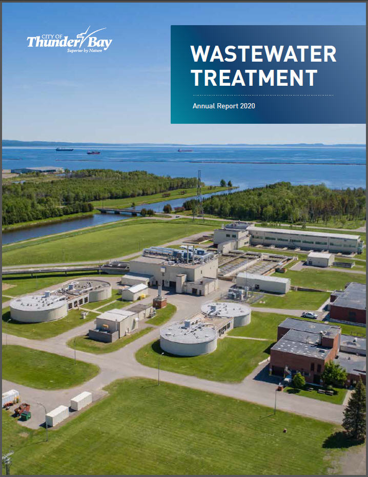 2020 Wastewater Treatment Report cover
