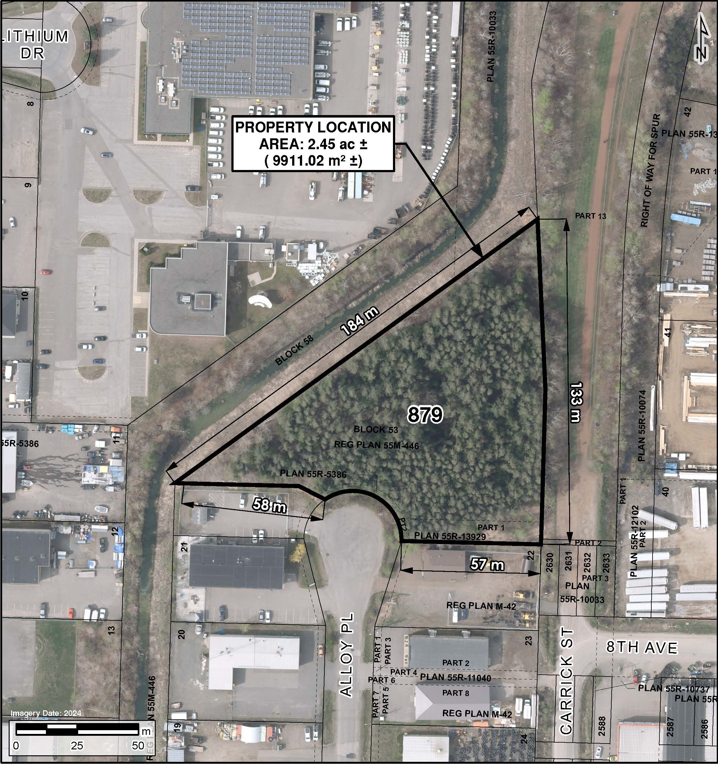 879 Alloy Place location plan