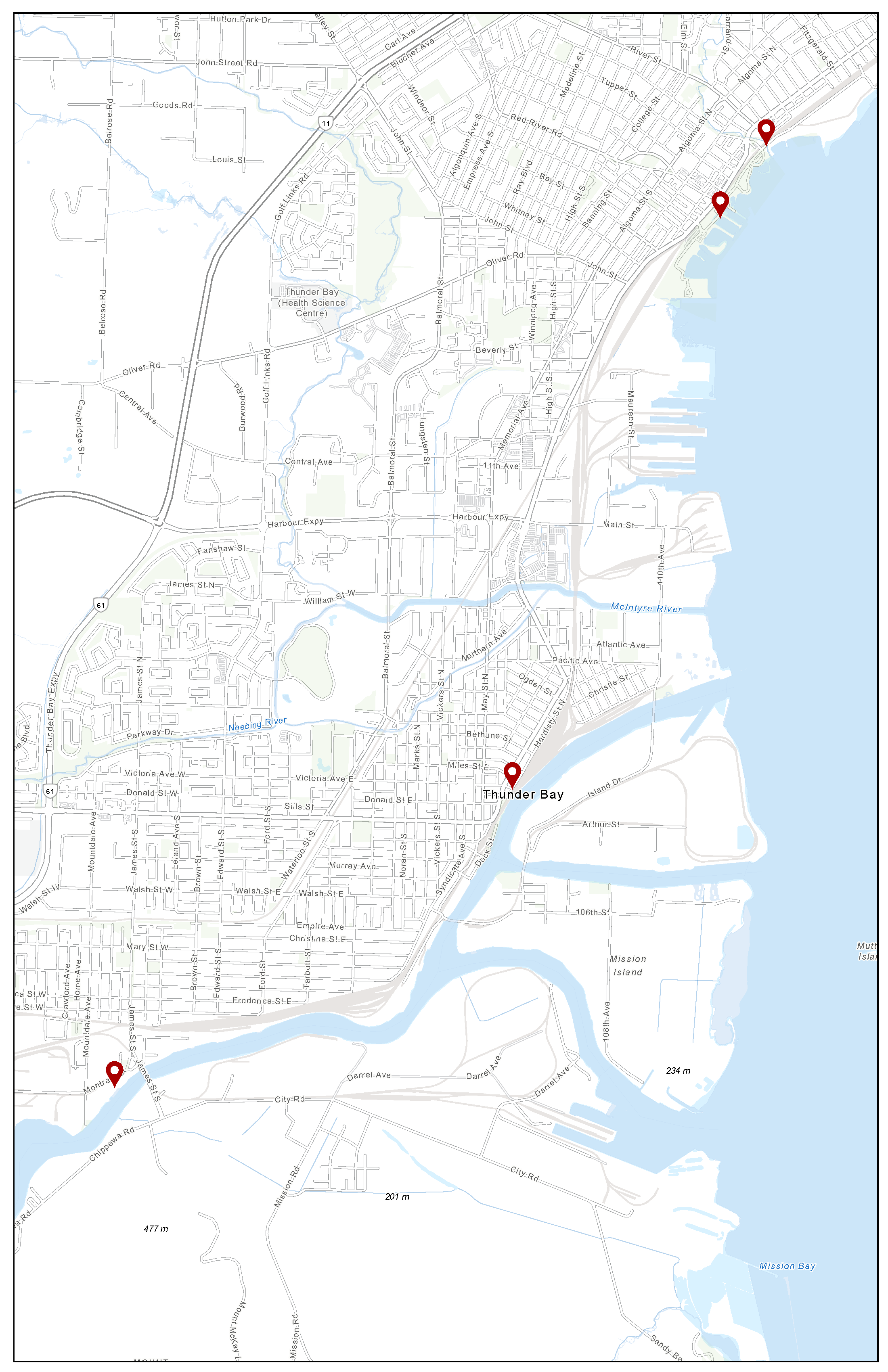 Map of Separated Sewer Overflows and Combined Sewer Overflows