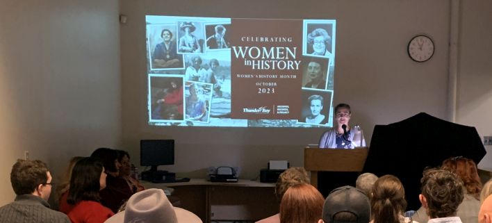 Womn's History Month Presentation at Archives