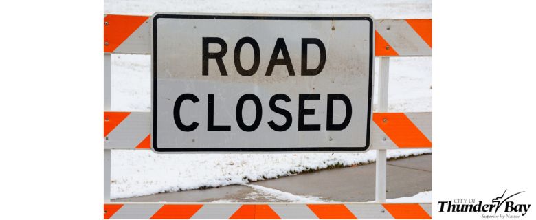 Road Closed sign