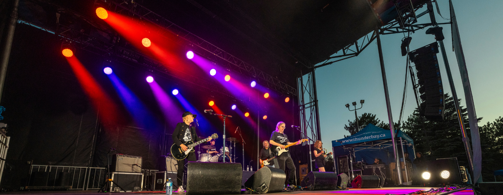 Musicians play at Live on the Waterfront