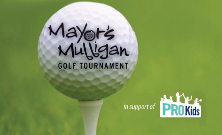 Golf Tee for the Mayor's Mulligan