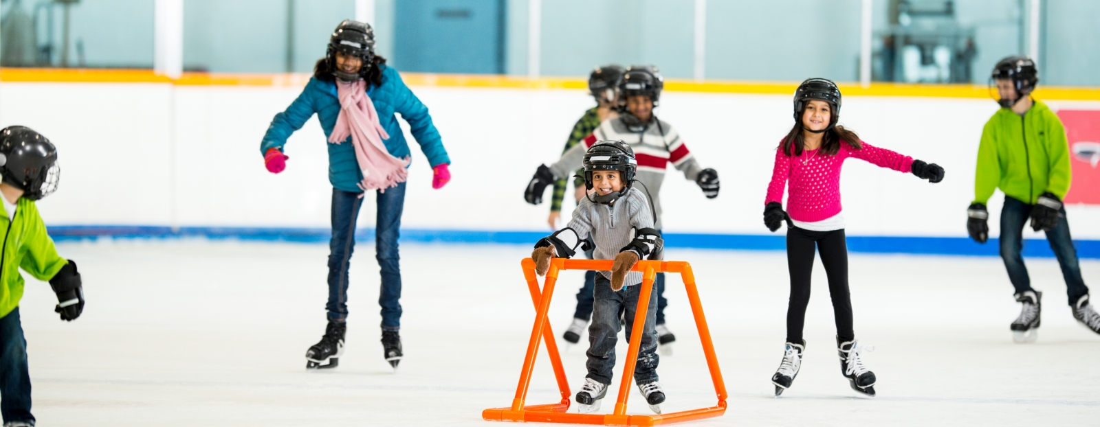 Skating at a City Arena