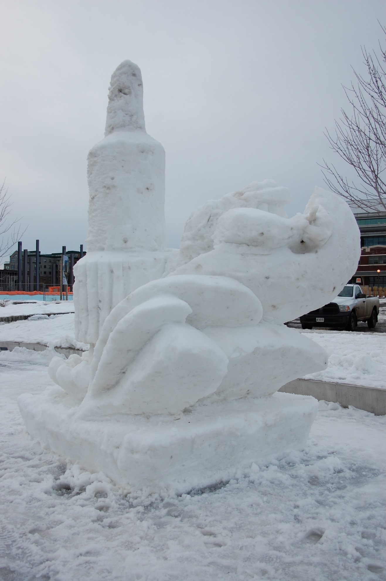 snow sculpture