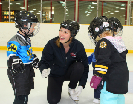 coach and children