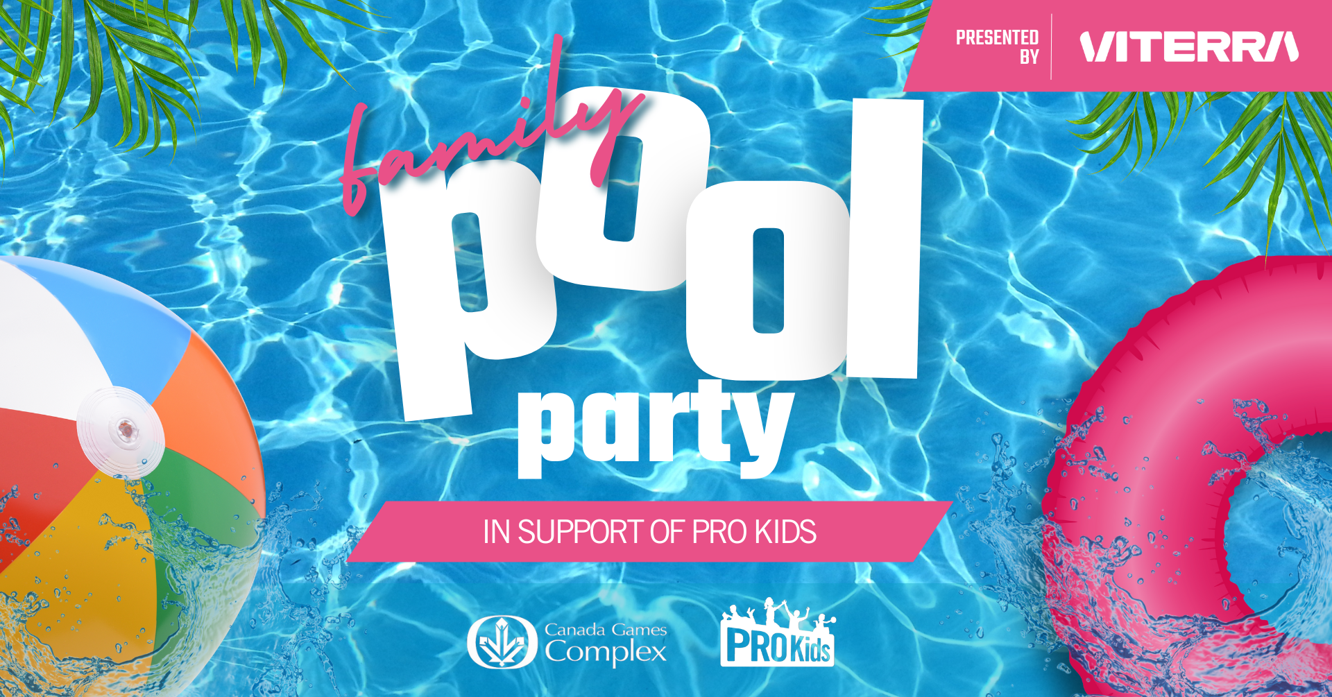 Banner PRO Kids Pool Party