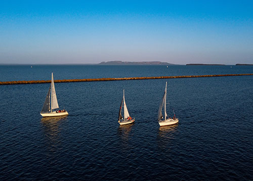 Sail Boats at Marina