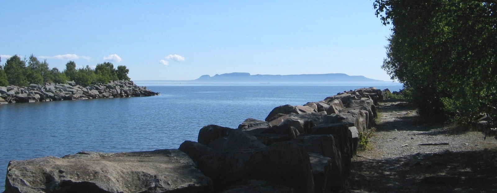 View of the Sleeping Giant from Chippewa Park