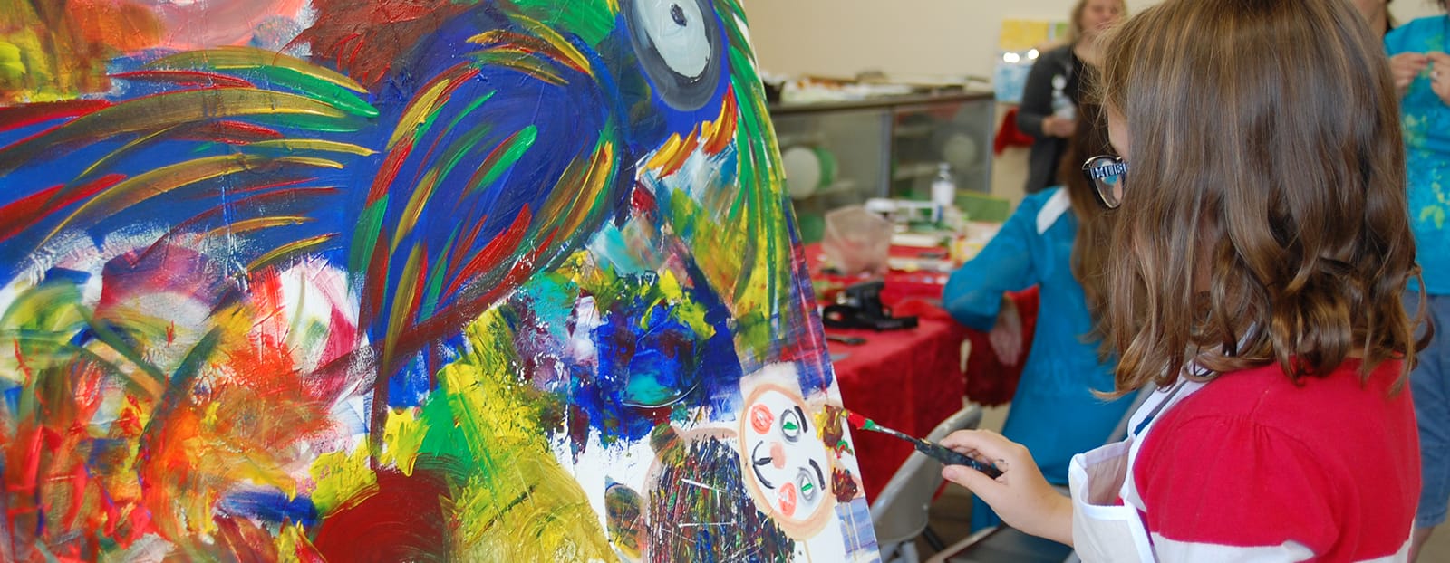 child painting