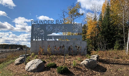 A photo of the Thunder Bay Gateway Fireworks on the Water