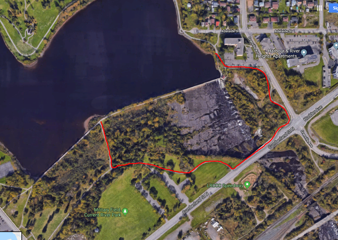 Boulevard Lake Path to Cumberland Street