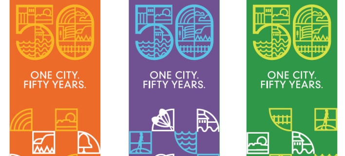 50th Anniversary Flags