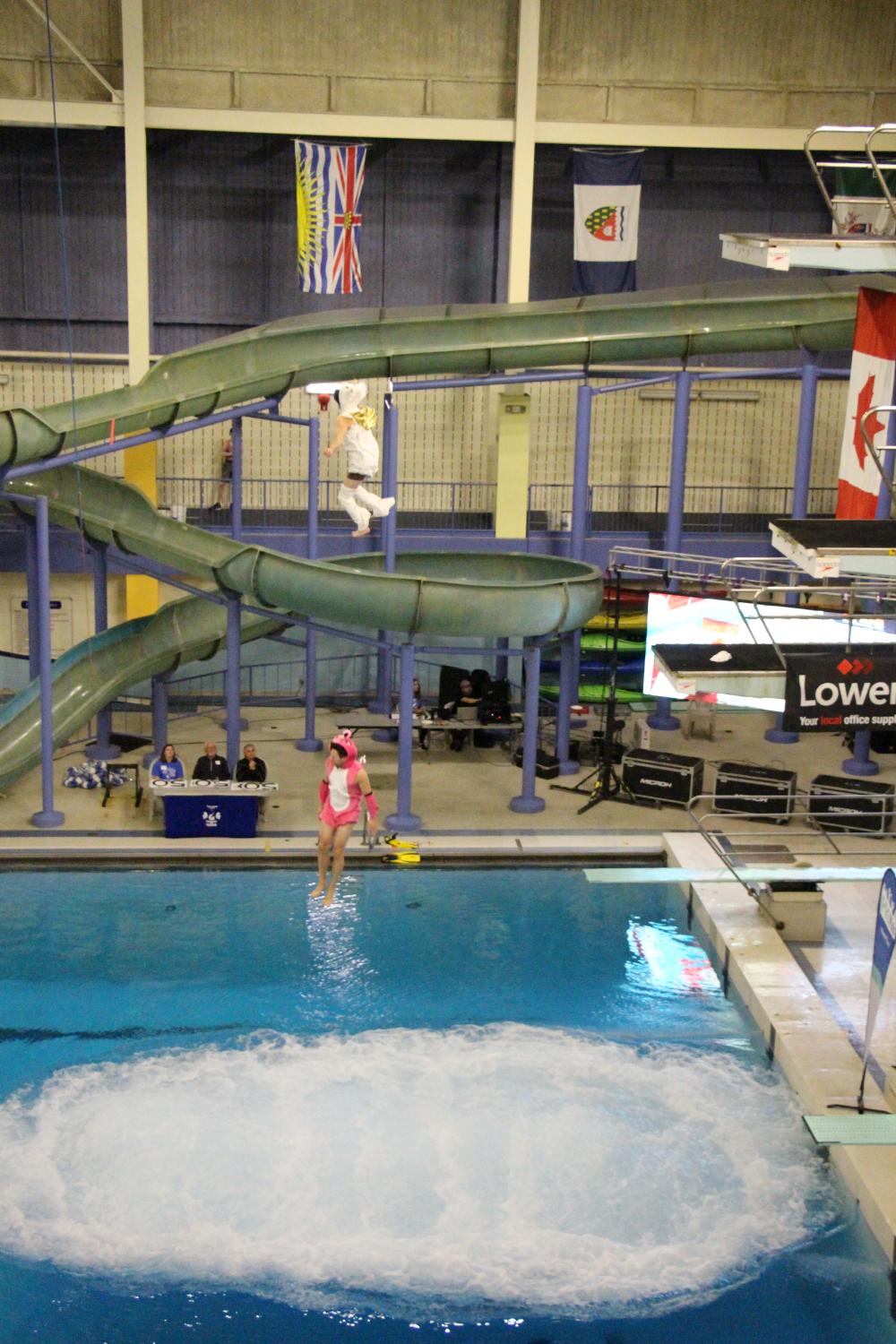 Jumping off the Canada Games Tower 3