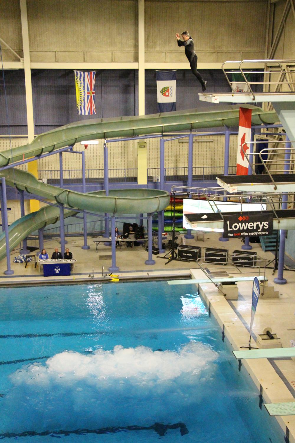 Jumping off the Canada Games Tower 5