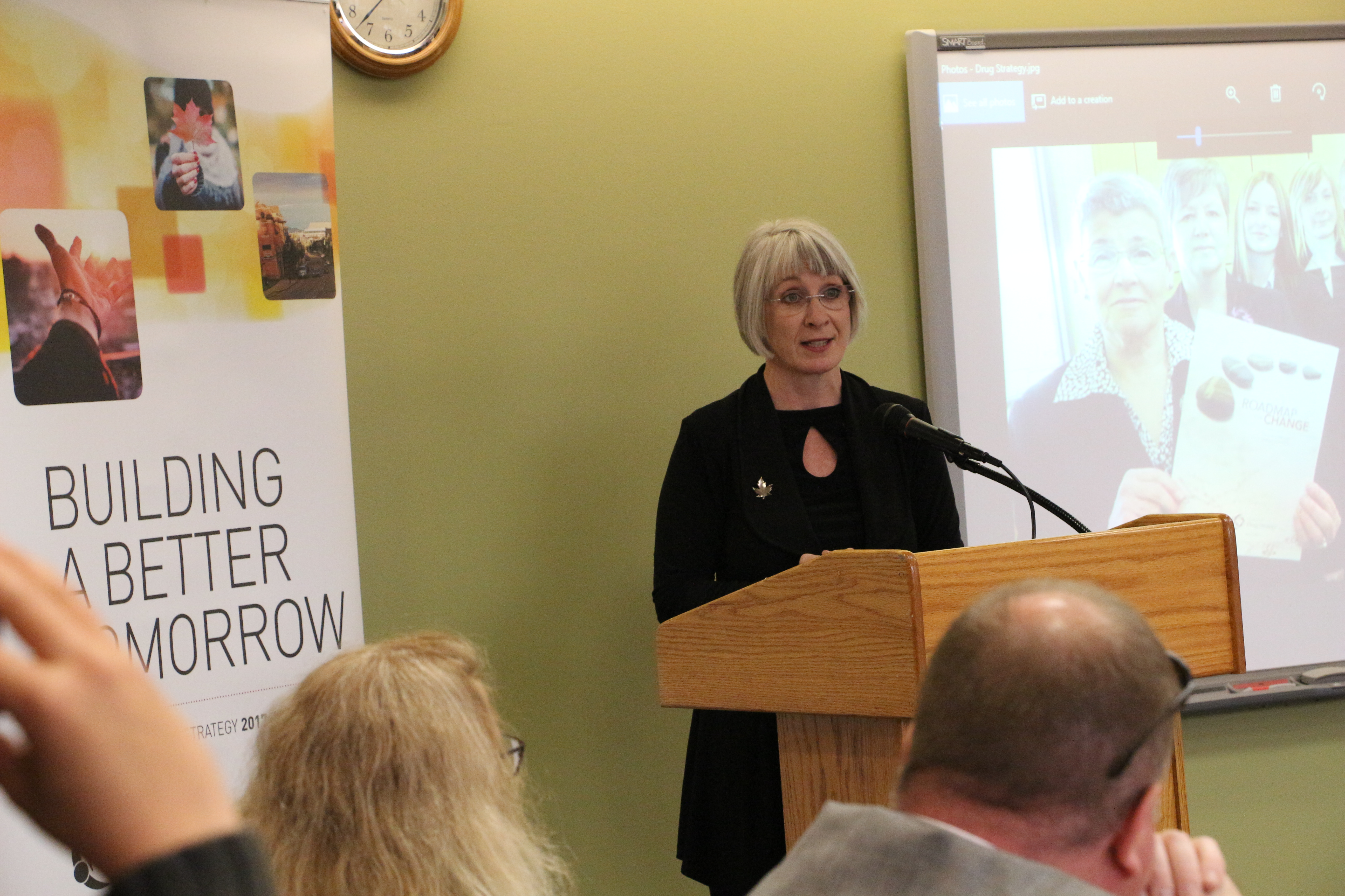 Minister Hajdu speaking at Thunder Bay Drug Strategy 10th Anniversary June 14