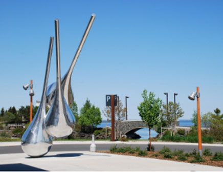 Art installed at park