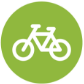 Mobility icon with bike