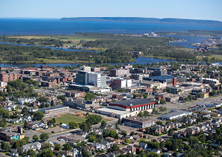 Thunder Bay city landscape