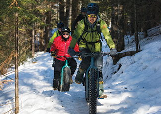 Fat Biking in winter