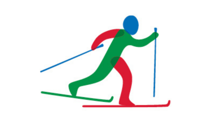 Cross-Country Skiing Graphic