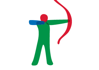 Archery pictogram