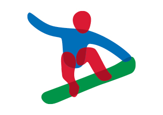 Pictogramme de Snowboard