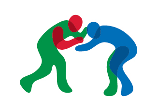 Wrestling pictogram