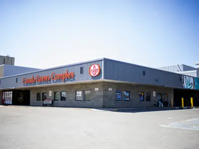 Exterior of the Canada Games Complex