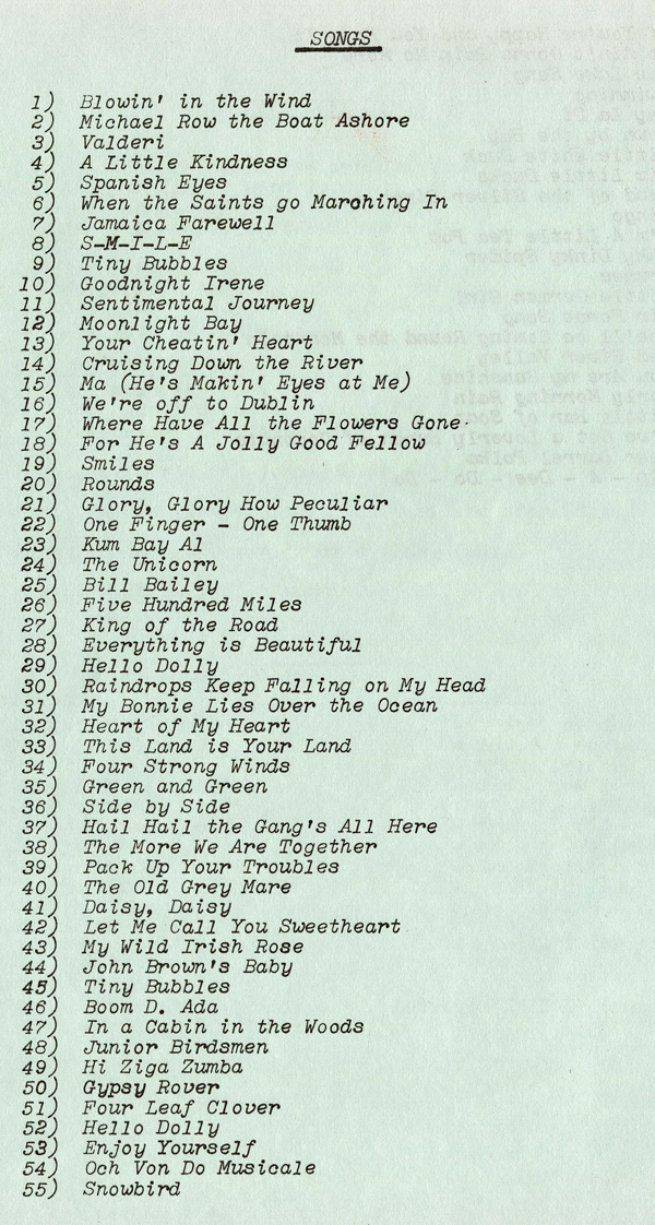 A green sheet of paper with typed text
