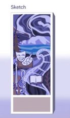 Digital Sketch of Award Design