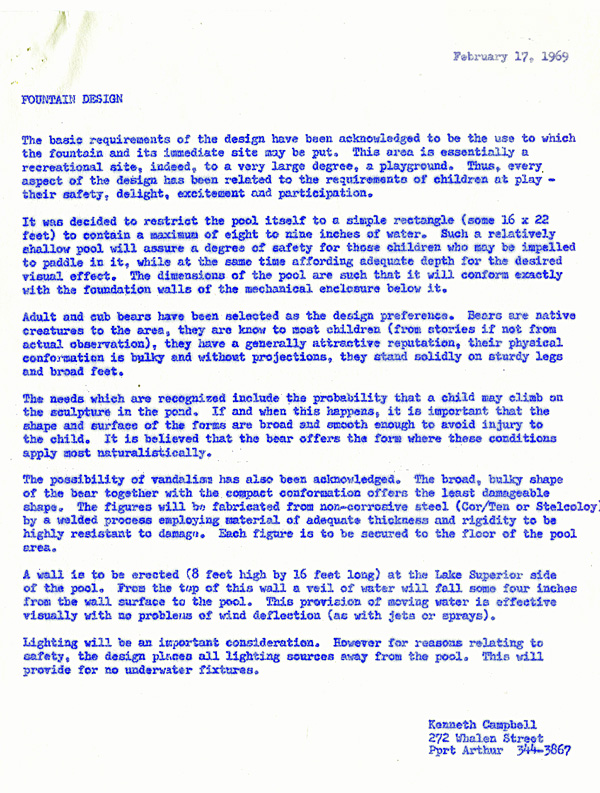 A typed document with blue writing