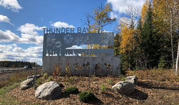A photo of the Thunder Bay Gateway Fireworks on the Water