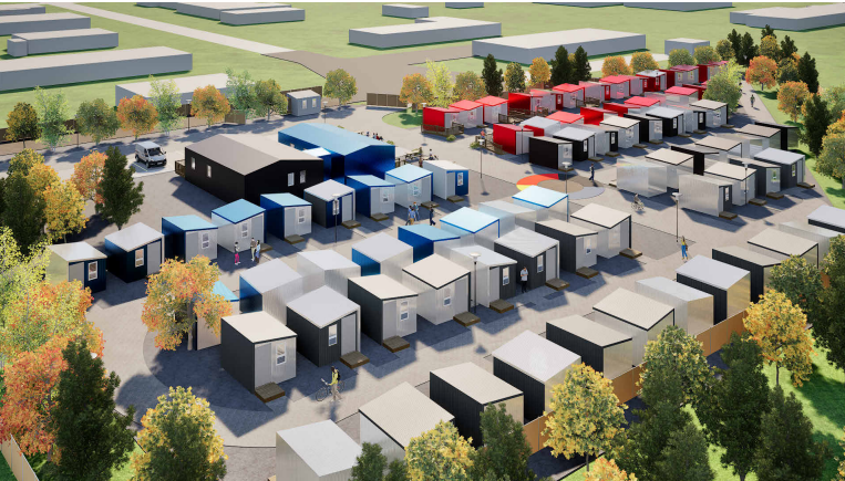 Temp Village Rendering 1